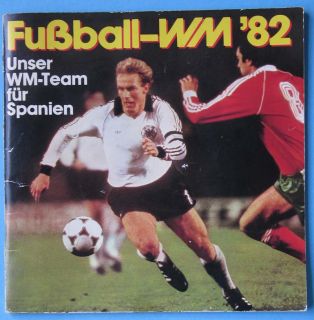 Fussball WM 82 1982   Duplo Hanuta   komplett