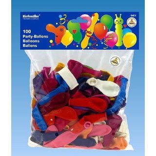Luftballons, Farben Formen und Figuren sortiert, 50er Pack 