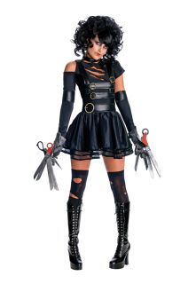 Damen Kostüm Miss Scissorhands Erwachsene Halloween Kostüm
