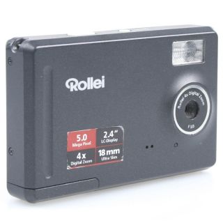 Rollei Compactline 50 Digitalkamera 5 Megapixel 6 1 cm 2 4 LCD SCHWARZ