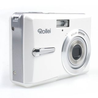 Rollei Compactline 101 Weiss Digitalkamera 10 Megapixel 6 4 cm 2 5 LCD