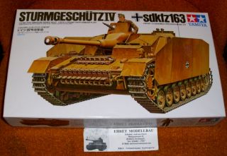 WWII german Tank Panzer Sturmgeschuetz IV Sd Kfz 163 in 1 35 Tamiya