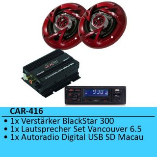 Car Hifi System Boxen Lautsprecher USB SD Autoradio Automusikanlage