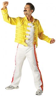 Herren Kostüm Queen Freddy Mercury Wembley 86 Konzert Anzug Outfit
