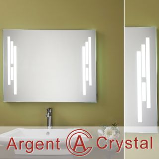 Leuchtspiegel 80x100 cm Badspiegel beleuchtet Spiegel mit Beleuchtung