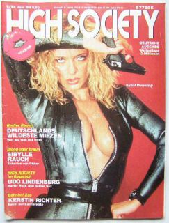 High Society 6/84, Sybi Danning, Kerstin Richter, Sybille Rauch