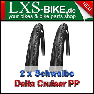 Schwalbe Delta Cruiser PP Draht Reflex Reifen 28x1 25 700x32C 32