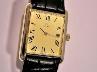 Milus Damen Armbanduhr 750 er Gelbgold