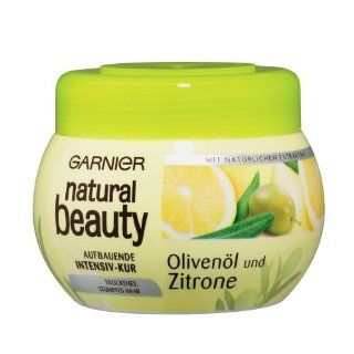 Garnier Natural Beauty Aufbauende Intensiv Kur Olivenöl/Zitrone, 300