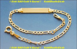 Gold Neuware 333 Echt Goldarmband Kinder Baby Armband 8 Karat