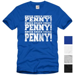 PENNY T Shirt The Big Bang Theory Vintage knock Sheldon Comic S M L
