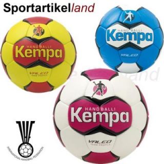 Kempa Handball Valeo Ball blau weiß gelb Größe 0 1 2 o. 3