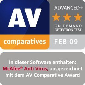 McAfee AntiVirus Plus wurde im Test Labor AV Comparatives