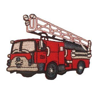 Feuerwehr 7,4 cm * 5,8 cm Bügelbild Feuer Auto Wagen Fahrzeug