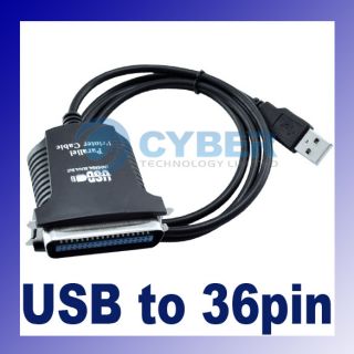 USB to 36Pin Parallel IEEE 1284 Printer Cable Adapter
