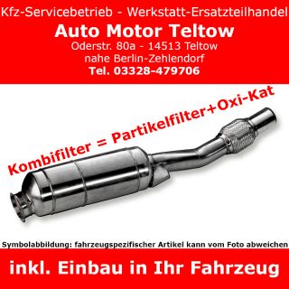 Partikelfilter für AUDI A3 8L1 1.9 TDI 90PS