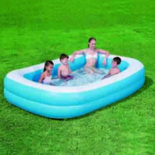 Bestway Family Pool 269x175x51cm Planschbecken Swimmingpool Kinder