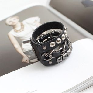 Korea Star Accessories SHINee St. Mixed Leather Bracelet (MADC111