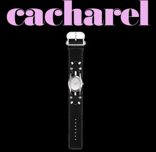CACHAREL Damen Uhr leder schwarz CW5213N NEU UVP 119€