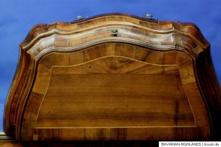 Edle Barock Kommode Wandkonsole Italien 20 Jhr. Intarsien