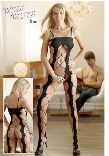 Ouvert CATSUIT Body Overall Dessous #123 S L 38 44