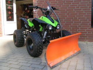 ATV QUAD 125 cc 7,5 PS Schneeschieber Schneeschild