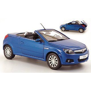 Opel Tigra TwinTop, met. blau/silber, Modellauto, Fertigmodell, Norev