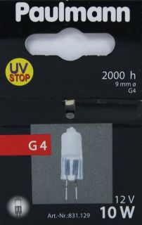 Paulmann Halogenlampe matt 10W G4 831.129
