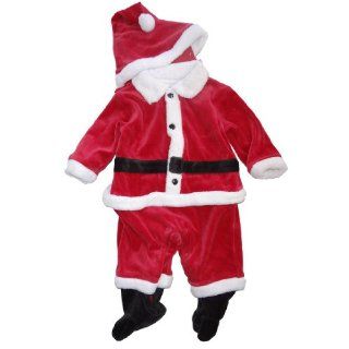 (Weihnachtsmann Anzug) Gr. 62/68 (US 6 9 Monate) Baby