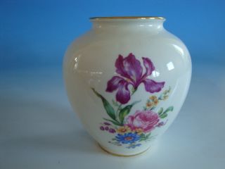 0412A1 129 Bavaria Vase Porzellan Deutsche Blume
