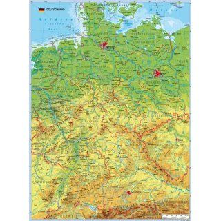 Ravensburger 14206   Deutschlandkarte geographisch und Politisch, 500