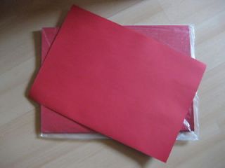 100 Blätter Tonpapier, rot, DIN A2   130g/qm