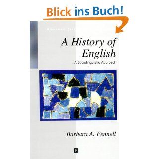 History of English A Sociolinguistic Approach (Blackwell Textbooks