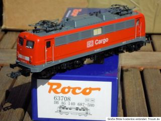 Roco 63708 BR 140 687 DB Cargo Verkehrsrot Ep 5 DSS Neuware in OVP