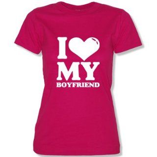 LOVE MY BOYFRIENDDamen T Shirt Gr. XS bis XL Sport