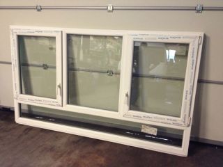 Fenster 235 x 134 cm Isolierglas Kunststofffenster Kunststoff weiß