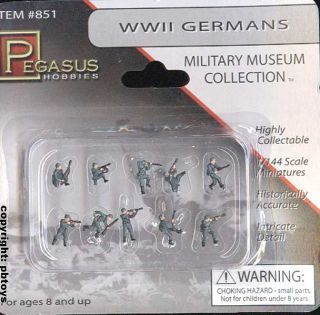 144 Figuren Pegasus 851 WWII German Infantry Soldaten