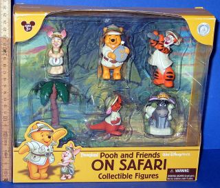 Winnie Pooh Walt Disney 6 x Safari  Park