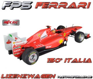 MJX RC Modell Auto Rennwagen F1 Ferrari 150° Italia 2012 RTR 114