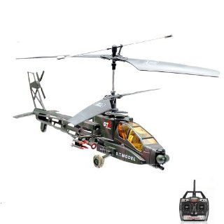 KANAL 2,4GHz rc r/c ferngesteuerter APACHE AH 64 RC HELICOPTER