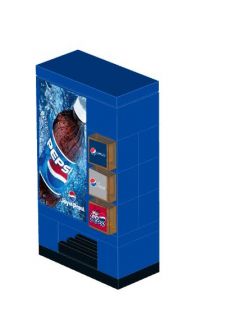 Lego City custom vending machine instructions stickers 10224 10185