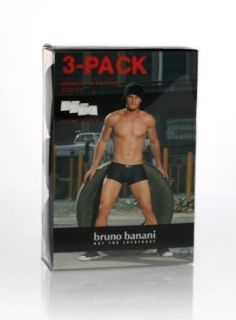 3er Pack Short Boxer Boxershort Bruno Banani S M L XL XXL schwarz