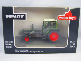Weise Toys 1011 Fendt 360 GT mit Rübenhacke 132 NEU in OVP