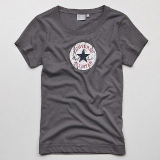 Converse Damen T Shirt Vintage Patch Sport & Freizeit