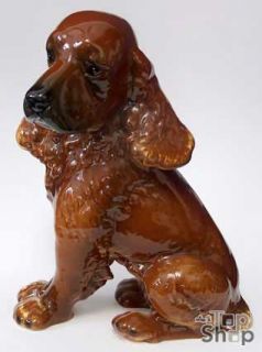 SPANIEL Cockerspaniel Hund  GÖBEL Keramik Skulptur 28cm German dog