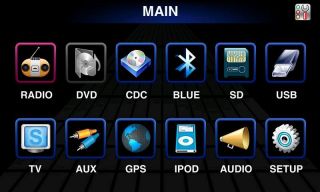 Peugeot 207 Autoradio DVD DVB TV Bluetooth 3D GPS Navi