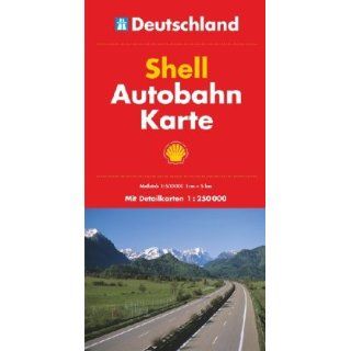 Shell Länderkarte Autobahn Deutschland 1 500 000 ADAC
