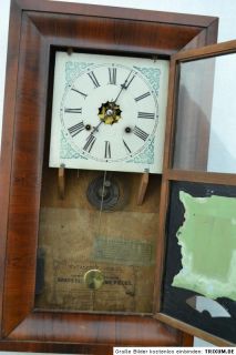 Amerikauhr, Regulator, Waterbury Clock, USA um 1890, Wanduhr