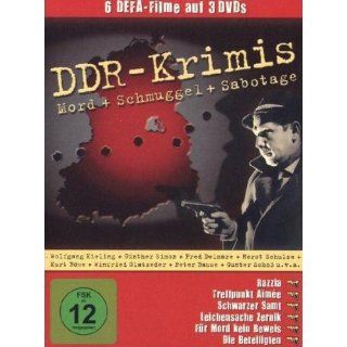 DDR Krimis 6 Filme   3 DVDs / Razzia, Treffpunkt Aimee, Schwarzer Samt