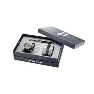 Police GUN BOX PL124116JSU/02 Gun Metal Dynamite Uhr+Armband+Pen